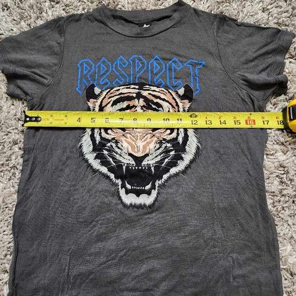 NWT Pixie Lane Kids Gray Tiger Graphic T-Shirt - Picture 6 of 6